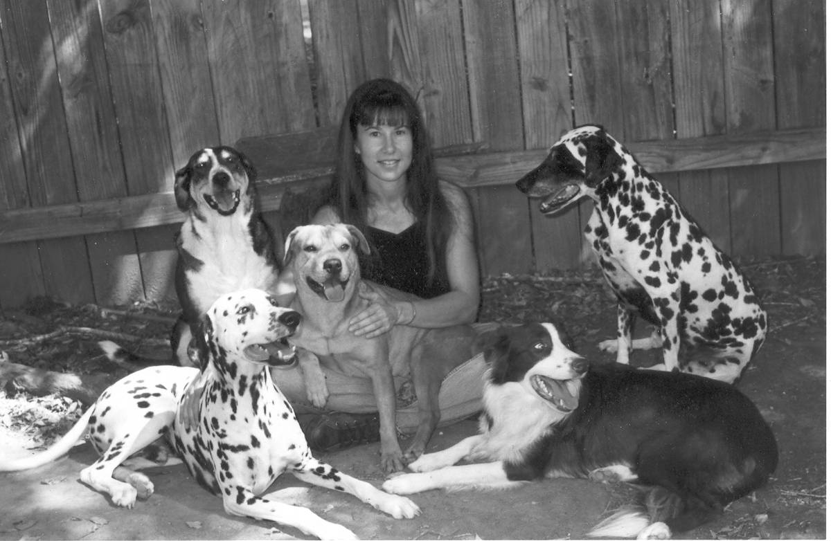 Lynne, Camille, Sarafina, Frodo, Thumper & Casey
